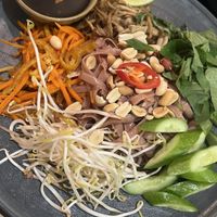 Mixed brown rice noodles  at CHAYFOOD in Hanoi