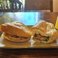 Sausage bahn mi at CHAYFOOD in Hanoi