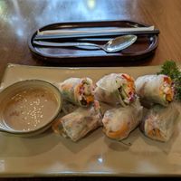 Vegan Five Colour Spring Rolls at CHAYFOOD in Hanoi