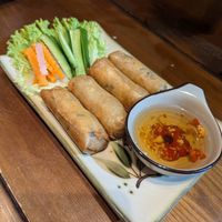 Fried spring rolls at CHAYFOOD in Hanoi