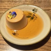 Caramel tofu dessert at CHAYFOOD in Hanoi