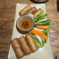 spring rolls  at CHAYFOOD in Hanoi