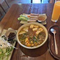 Fried Spring Roll & Hanoi-style Bun Rieu  at CHAYFOOD in Hanoi