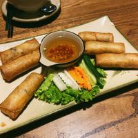 Fried Veggie spring rolls  at CHAYFOOD in Hanoi