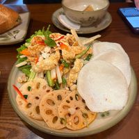 lotus salad  at CHAYFOOD in Hanoi