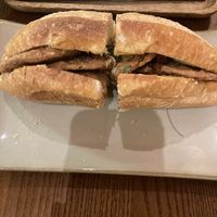 Tofu sausage bread & cheese sauce  at CHAYFOOD in Hanoi