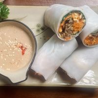 Spring rolls  at CHAYFOOD in Hanoi
