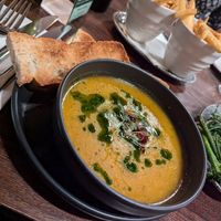 Vegan soup at Mossbrook in Eckington