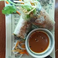 Summer rolls with seitan at Umami - F-Hain in Berlin