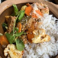 Shaolin bowl - I think that was the name of the dish. Tasty and plenty filling .  at Umami - F-Hain in Berlin