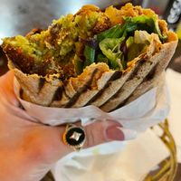 Vegan Falafel Wrap at Zweistrom in Berlin