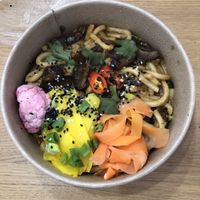 Noodles from the movie parasite   at Falla Wrap - Jana Pawła in Warsaw