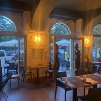 Interior at Vegan House in Prague