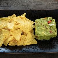 Nachos with guacamole  at Vegan House in Prague