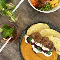 czech & hawaii  at Vegan House in Prague