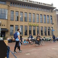 Outside at Huszár in Delft