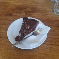 Pecan pie at Huszár in Delft