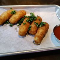 Vegan mozz sticks at Station No. 3 in St Louis