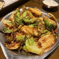 Crispy Brussels Sprouts without chz  at Station No. 3 in St Louis