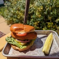 Crispy chick'n sandwich at Station No. 3 in St Louis