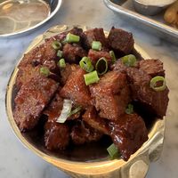Vegan burnt ends   at Station No. 3 in St Louis