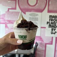 Hot Fudge Brownie Sundae  at Odd Burger in Whitby