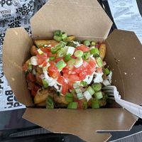 Fries supreme  at Odd Burger in Whitby