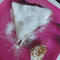 Crepa PASSION (Nutella y fresa) at Sin Pecado - Food Stall in Mexico City