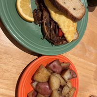 Vegan breakfast sandwich   at Alexa's in Bothell