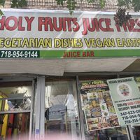 Can't get enough of this place! The owner is super nice! There is seating area inside now! at Holy Fruits Juice Press in Bronx