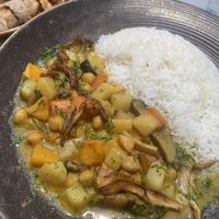 Vegan  curry  at Kamúy in Montreal