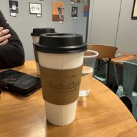 Oat milk lattee  at MochaLisa's Caffè in Clifton Park