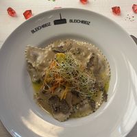 Steinpilzravioli  at Bleichibeiz + Hotel in Wald