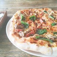 original margharita-style pizza at Vegans Cafe and Restaurant in Kyoto