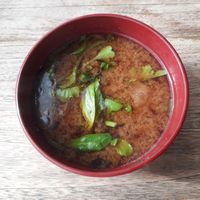 Classic miso soup at Vegans Cafe and Restaurant in Kyoto