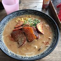 Soy milk ramen at Vegans Cafe and Restaurant in Kyoto