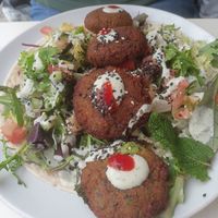 Falafel Wrap at Twist in Mallorca
