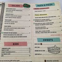 Other side of menu  at Twist in Mallorca