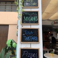 Sign outside  at Twist in Mallorca