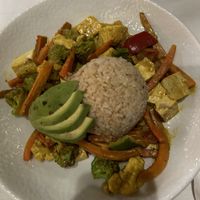 Island tofu curry  at Jardín in Patchogue