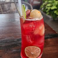 Lychee Rose Drink -yummy at Guru Chay in Da Lat