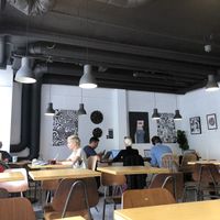 a great place to hang out or work  at Copenhagen Coffee Lab - Alcântara in Lisbon