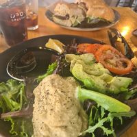 Vegan salad at Copenhagen Coffee Lab - Alcântara in Lisbon