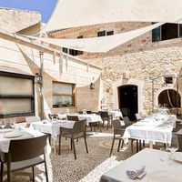 Outdoor seating area  at DaiCa in Mallorca