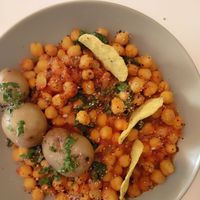 Garbanzos con espinacas at  Vegigan in Tenerife