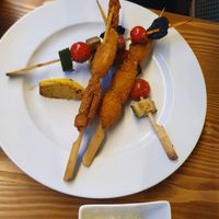 Skewers at The Botanist in Zadar