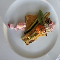 chickpea bread with zucchini   at The Botanist in Zadar