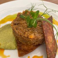 Mushroom tartar at The Botanist in Zadar