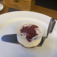 Raspberry raw mousse cake  at The Botanist in Zadar