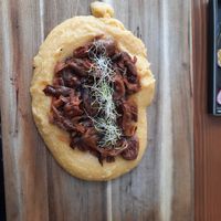 Polenta with mushrooms at The Botanist in Zadar